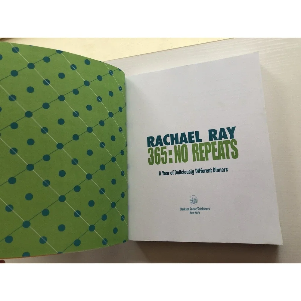 Lot of Rachael Ray Cookbooks 365 No Repeats, 2, 4, 6, 8 Easy Cooking‎ Recipes